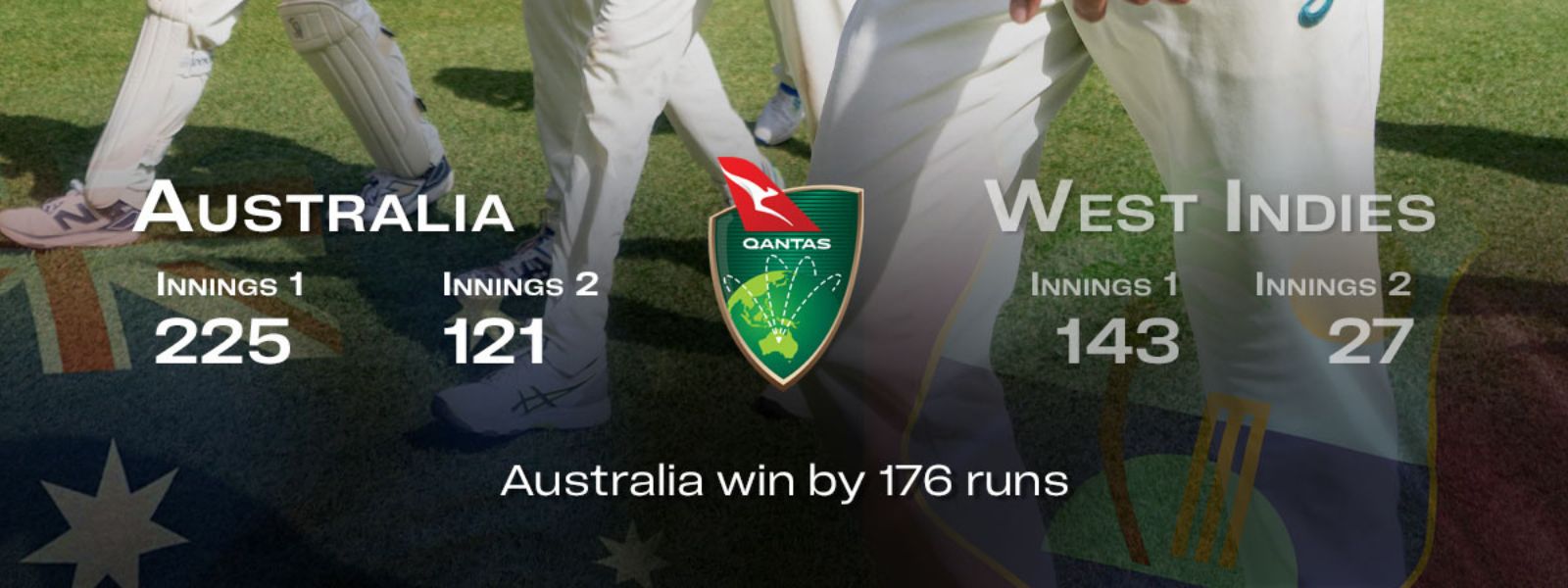 ALL OUT FOR 27: Aussies win in 87-ball bloodbath